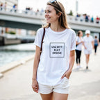Klassisk dam-t-shirt | Designa din egen med eget tryck