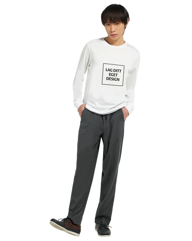 Premium långärmad T-shirt med eget tryck