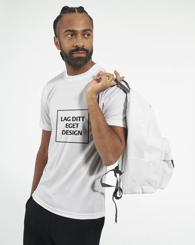 Performance-unisex-T-shirt – designa din egen med tryck