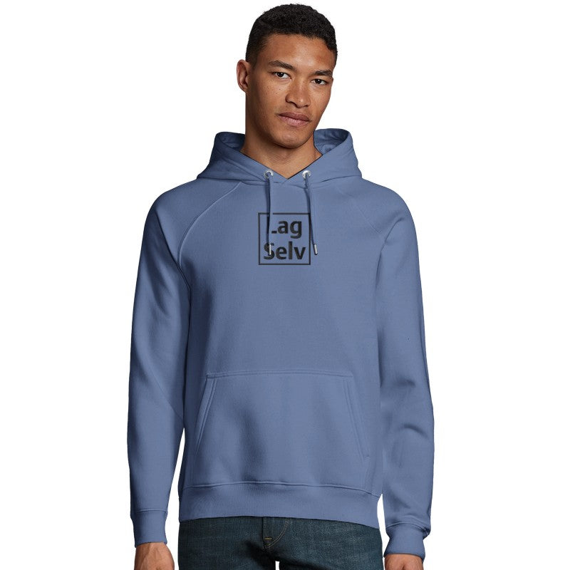 Ekologisk unisex-hoodie – designa din egen med broderi