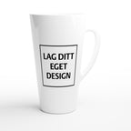 Stor keramisk lattemugg 17 oz | Eget tryck