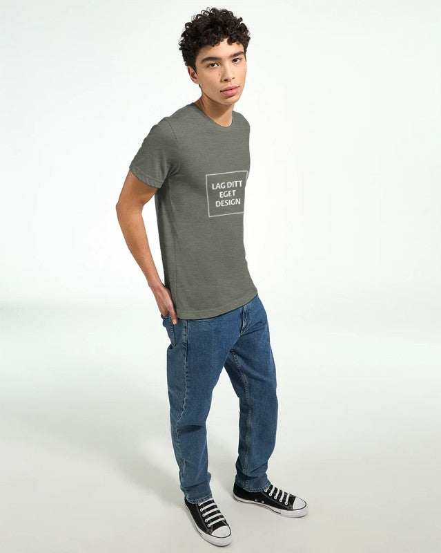 Designa din egen triblend-T-shirt | Mjuk unisex-T-shirt med eget tryck