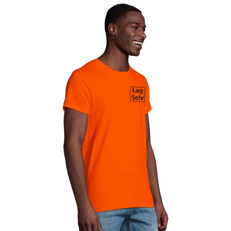 Ekologisk T-shirt för män med eget broderi | designa din egen