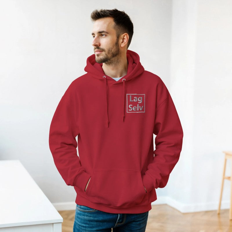 Personlig huvtröja med eget broderi | klassisk pullover