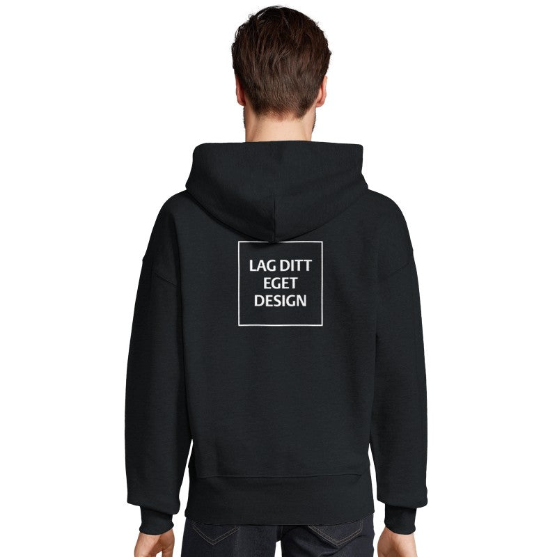 Personlig oversized-hoodie med eget tryck | Unisex