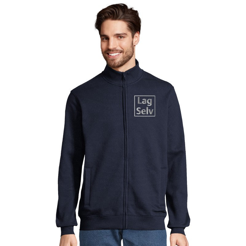 Anpassad tröja med hel dragkedja och broderi | Designa din egen unisex-tröja
