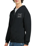 Designa din egen hoodie med broderi – Klassisk unisex-hoodie med dragkedja