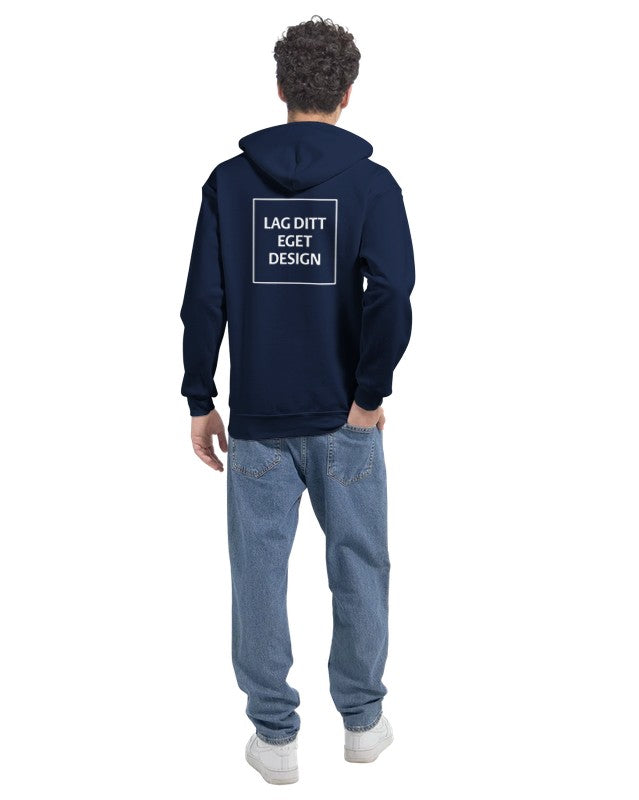 Personlig hoodie med dragkedja | Skapa din egen zip-hoodie med eget tryck