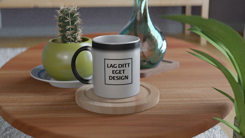 Magisk färgskiftande keramisk mugg 11 oz | Eget tryck