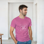 Designa din egen t-shirt med tryck | Robust unisextröja med rund hals