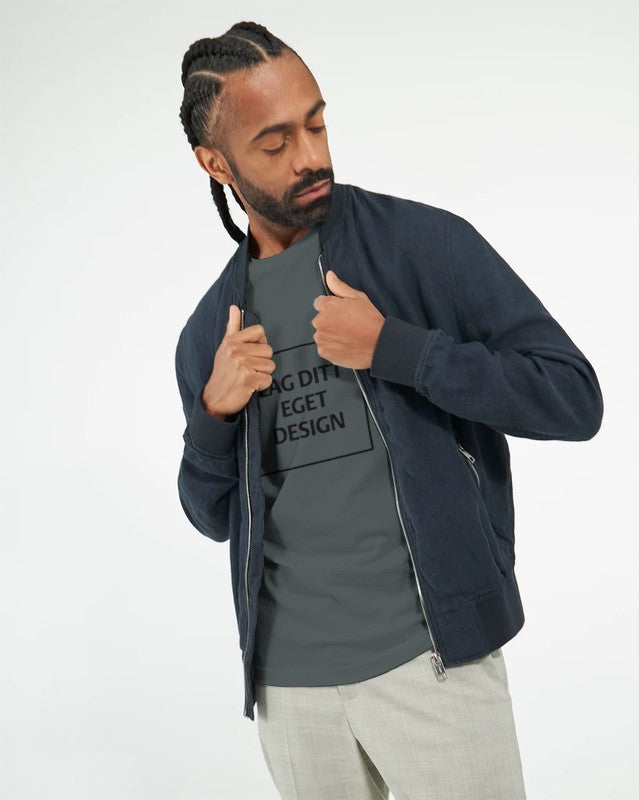 Figursydd herr-t-shirt | Designa med eget tryck