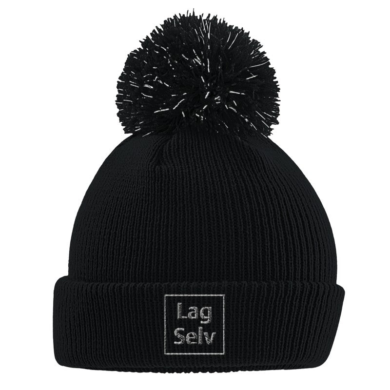 Juniorreflexmössa med tofs och broderi | Designa din egen mössa