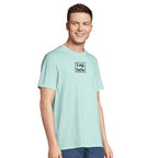 Designa din egen ekologiska unisex-T-shirt med personligt broderi