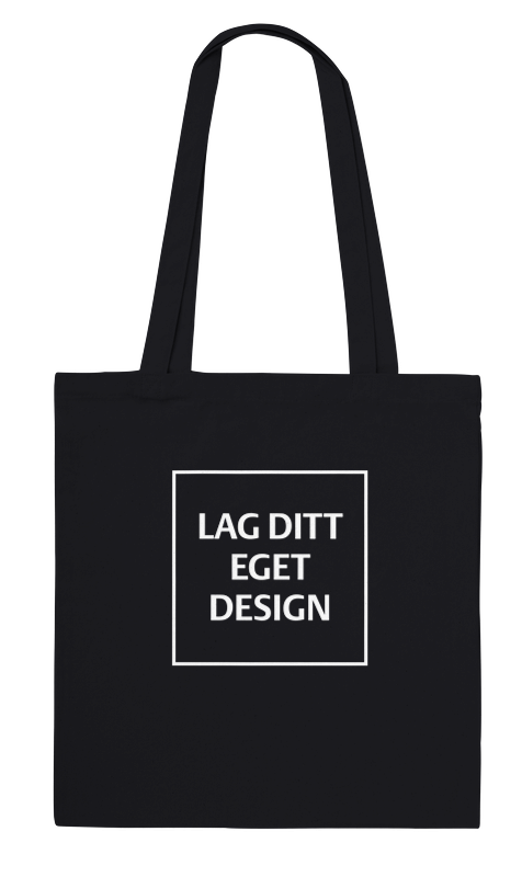 Klassisk tygkasse för eget tryck