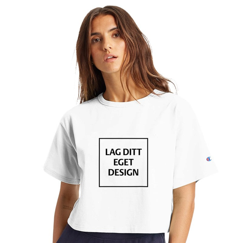 Designa din egen cropped-T-shirt med tryck
