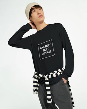 Premium långärmad T-shirt med eget tryck