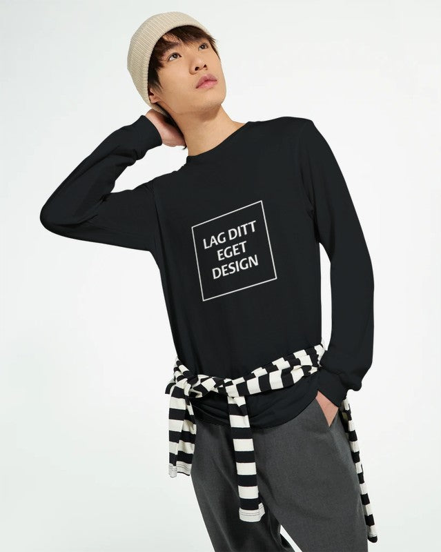 Premium långärmad T-shirt med eget tryck