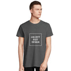 Återvunnen unisex-T-shirt med rund hals | Designa din egen T-shirt med tryck