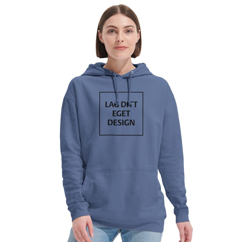 Designa din egen återvunna unisexhoodie | Personligt tryck