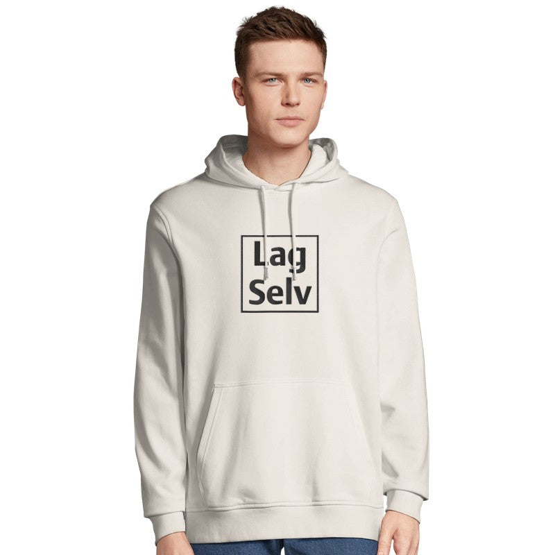 Personlig unisex-hoodie med broderi | Ekologisk och bekväm