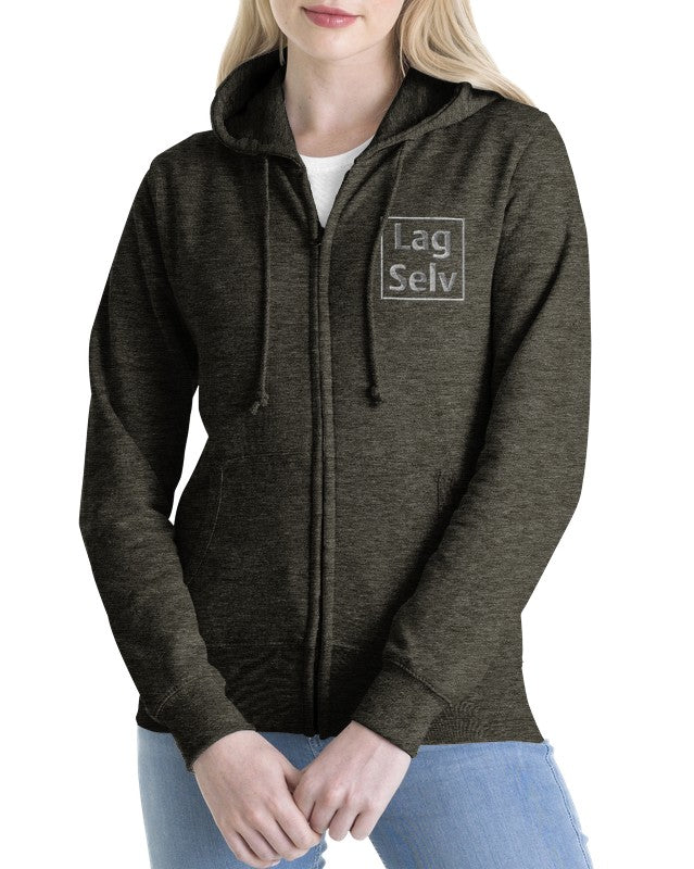 Designa din egen premium-unisex-hoodie med personligt broderi