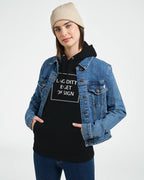 Personlig damhoodie med eget tryck