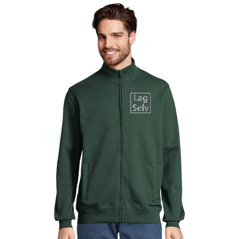 Anpassad tröja med hel dragkedja och broderi | Designa din egen unisex-tröja