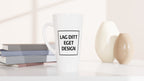 Stor keramisk lattemugg 17 oz | Eget tryck