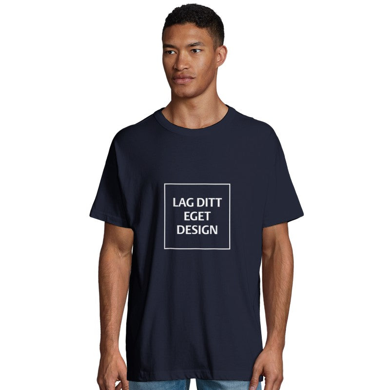 Ekologisk oversized T-shirt för män | Designa din egen T-shirt med tryck