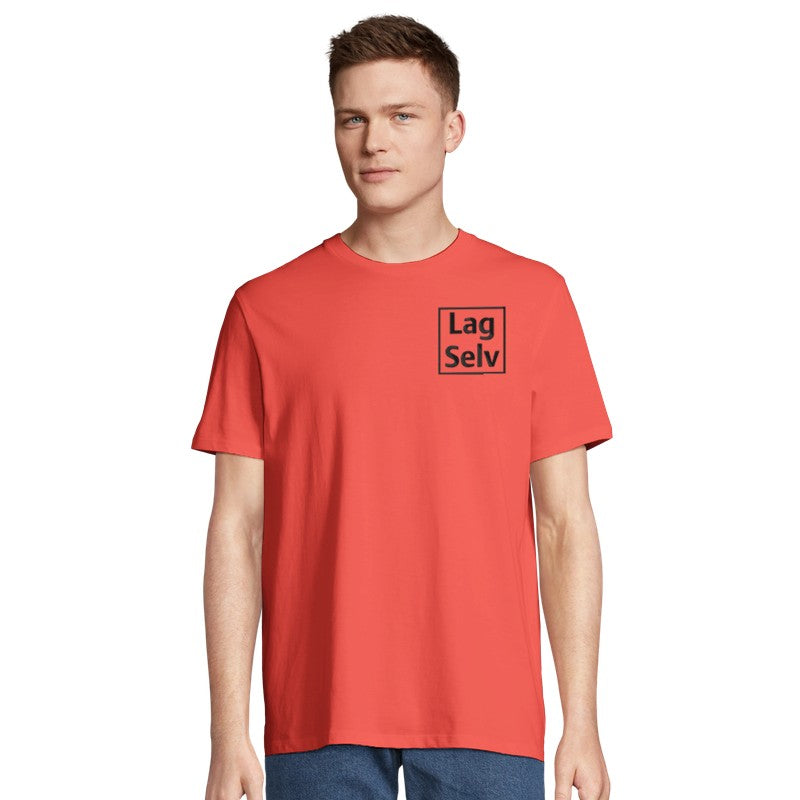 Designa din egen ekologiska unisex-T-shirt med personligt broderi