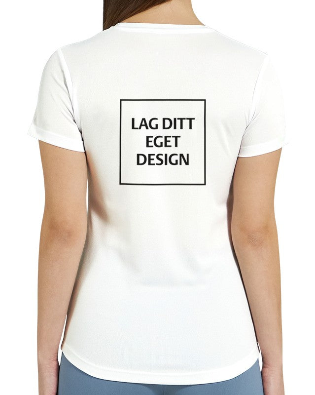 Designa din egen performance-T-shirt för kvinnor | personliga träningskläder med tryck