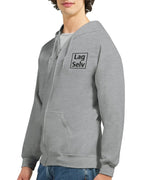 Designa din egen hoodie med broderi – Klassisk unisex-hoodie med dragkedja