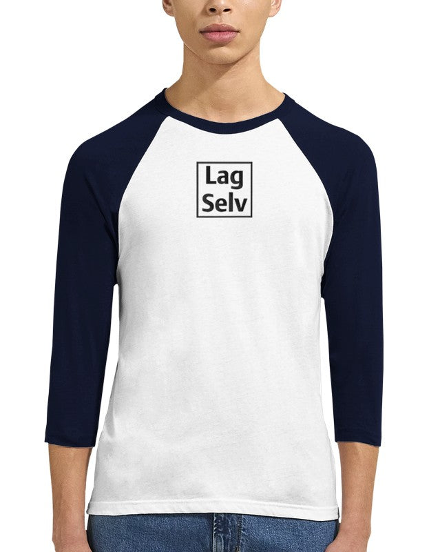 Skapa din egen unisex-raglant-shirt med 3/4-ärmar | Med eget broderi