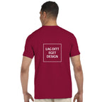 Klassisk unisex-t-shirt med rund hals för eget tryck | Designa din egen t-shirt