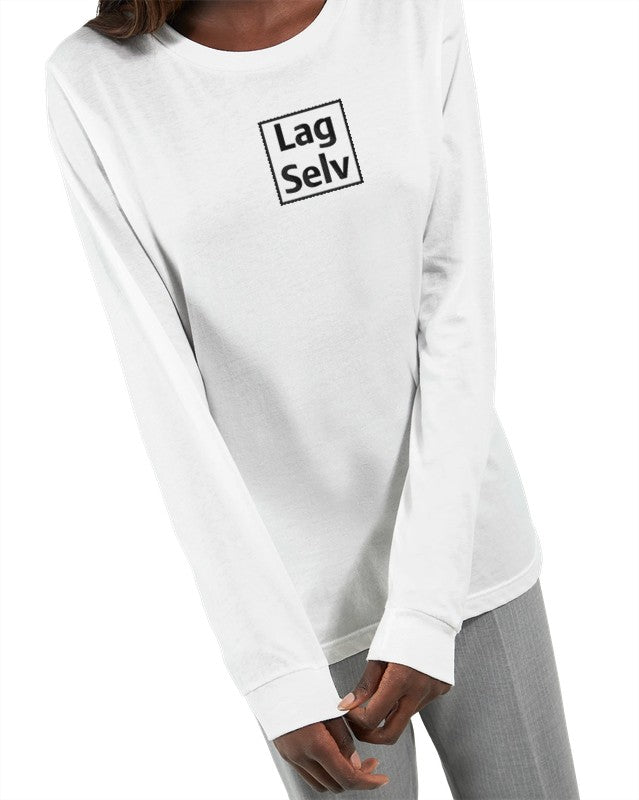 Premium-långärmad T-shirt: designa med personligt broderi