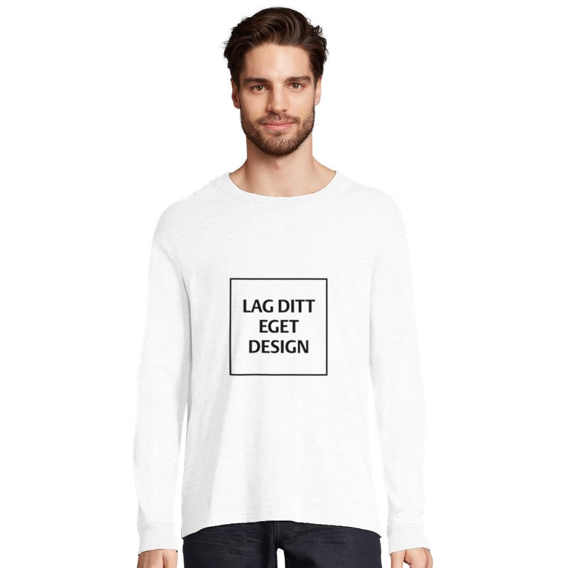 Designa din egen ekologiska långärmade T-shirt | Eget tryck
