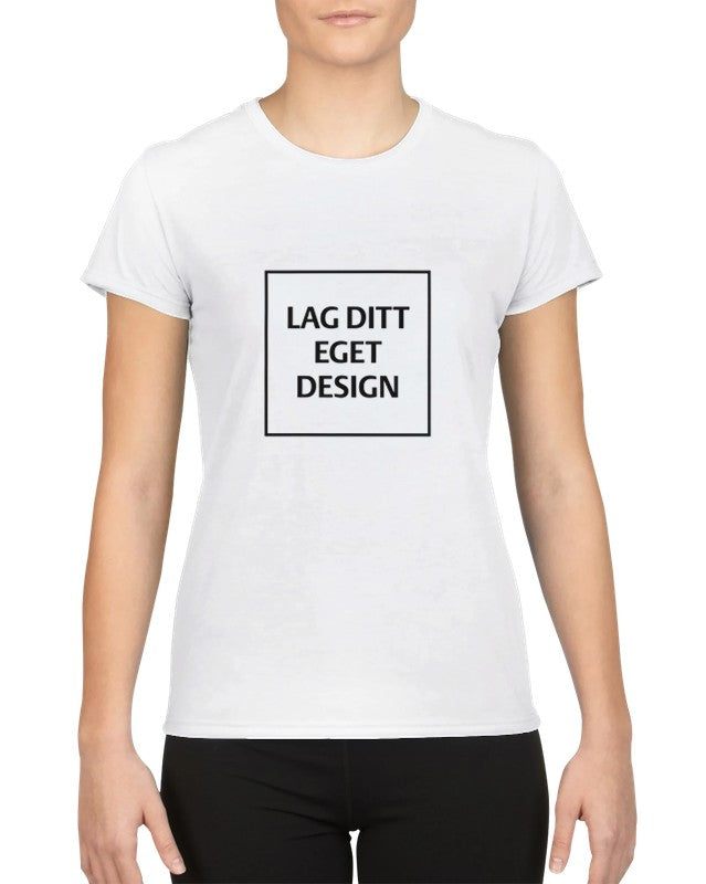 Designa din egen performance-T-shirt för kvinnor | personliga träningskläder med tryck