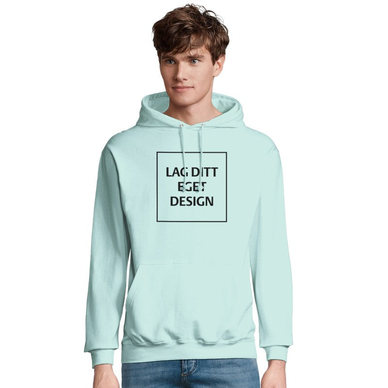 Designa din egen återvunna unisexhoodie | Personligt tryck