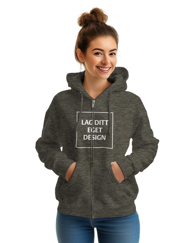 Hoodie med eget tryck | Designa din personliga hoodie med dragkedja | Custom Hoodie Sverige