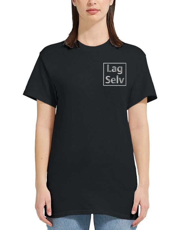 T-shirt med tung kvalitet för damer med eget broderi – Designa din egen