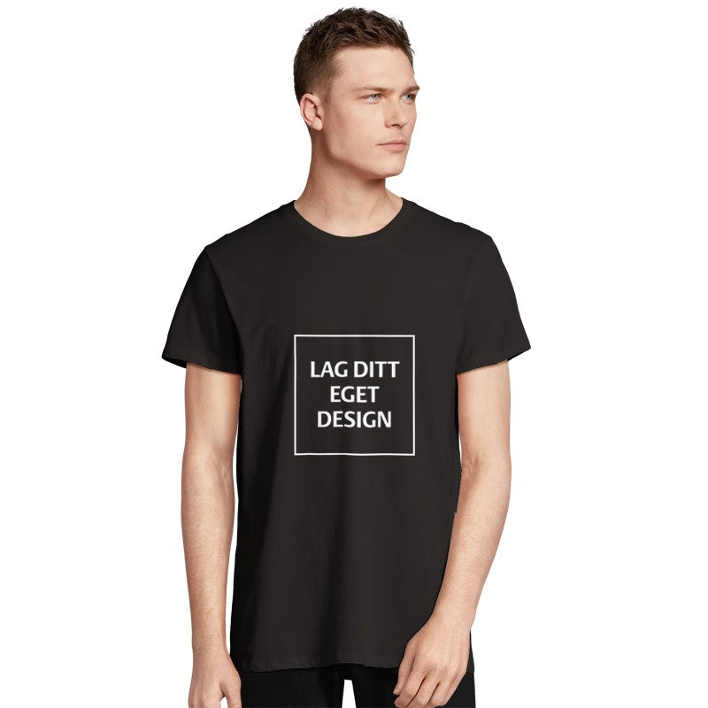 Återvunnen unisex-T-shirt med rund hals | Designa din egen T-shirt med tryck