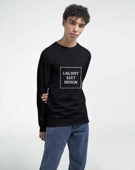Premium långärmad T-shirt med eget tryck