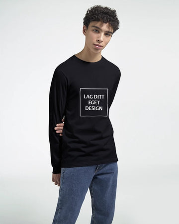 Premium långärmad T-shirt med eget tryck