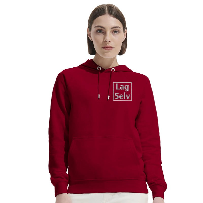 Ekologisk unisex-hoodie – designa din egen med broderi