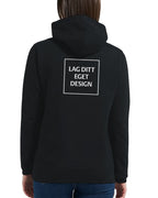 Personlig damhoodie med eget tryck