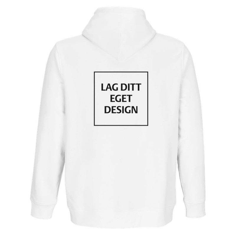 Ekologisk hoodie med dragkedja och eget tryck | Unisexhoodie med dragkedja