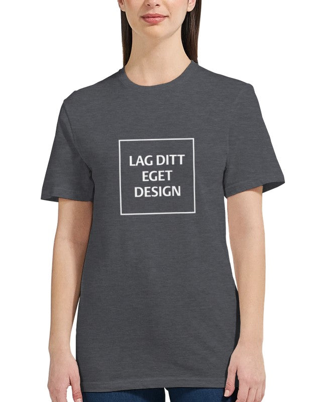 Klassisk dam-t-shirt | Designa din egen med eget tryck