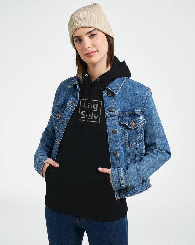 Premium-hoodie för kvinnor med eget broderi