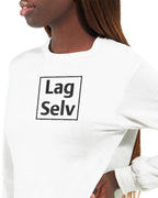 Personlig unisex-långärmad t-shirt med broderi – Designa din egen