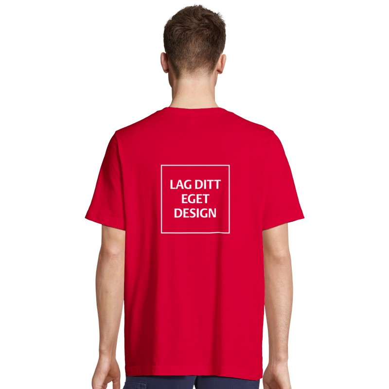 Designa din egen bekväma t-shirt med personligt tryck